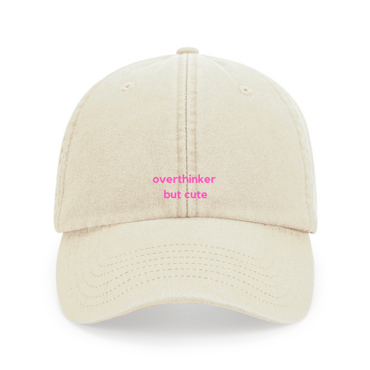 Overthinker but cute - Cap