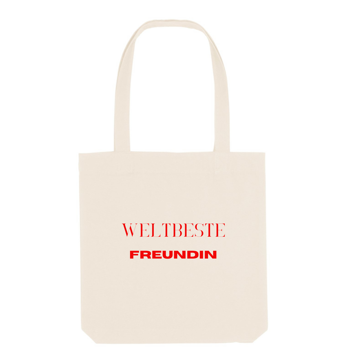 Weltbeste Freundin – Jutebeutel