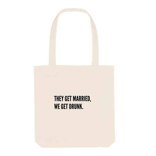 Married & Drunk - Gewebte Tragetasche